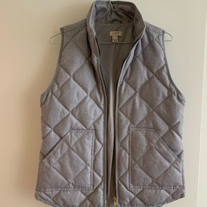 XS JCrew textured vest. Never worn